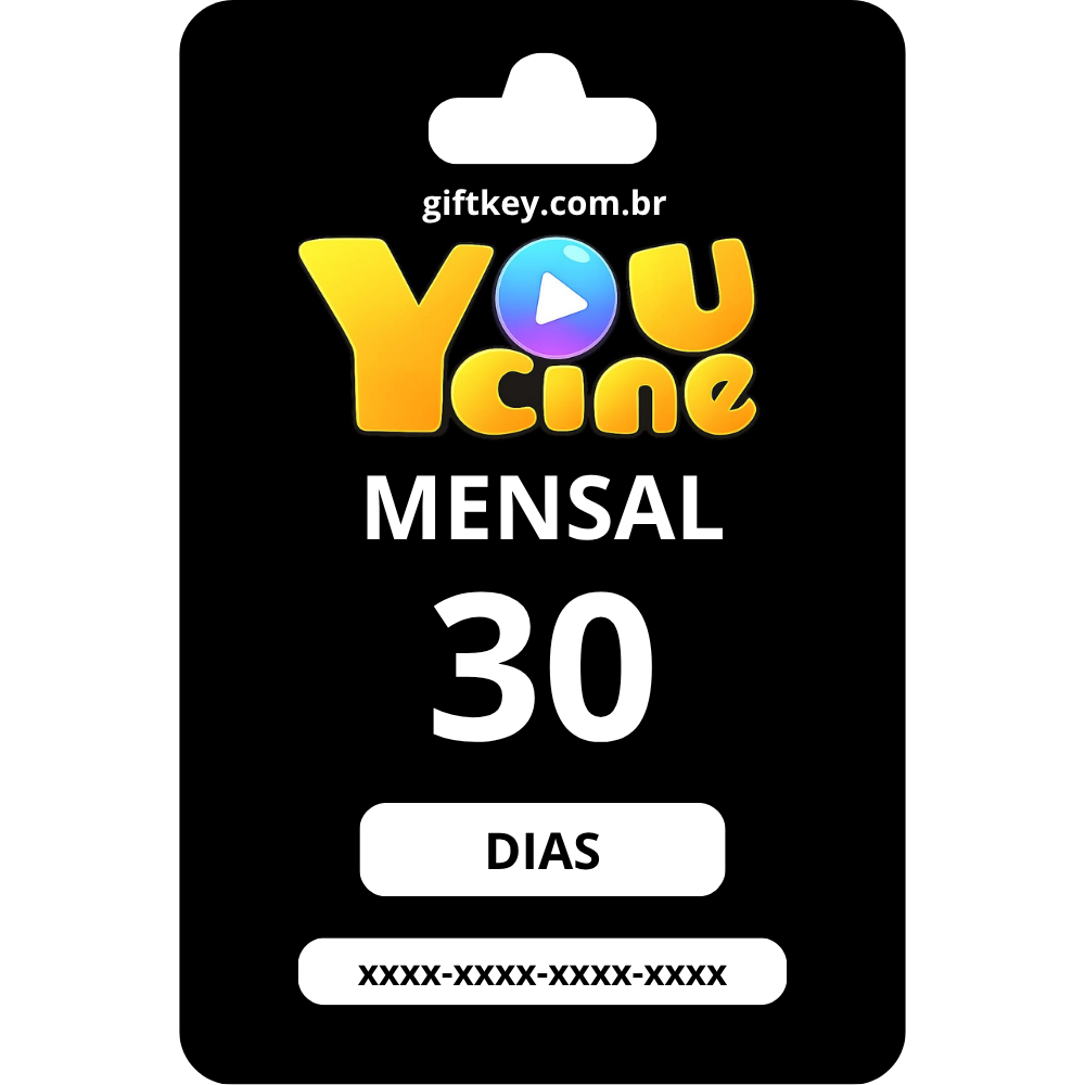 Gift Card YouCine Mensal 2 Telas